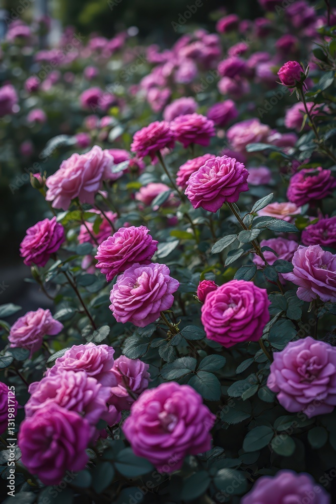 pink roses are blooming in a garden pink roses are blooming in a garden