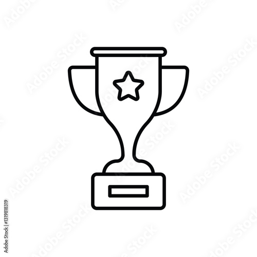 Trophy Vector icon
