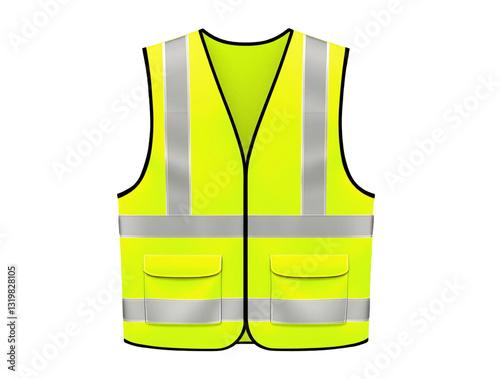 High-Visibility Reflective Safety Vest – Worker Protection and Enhanced Visibility