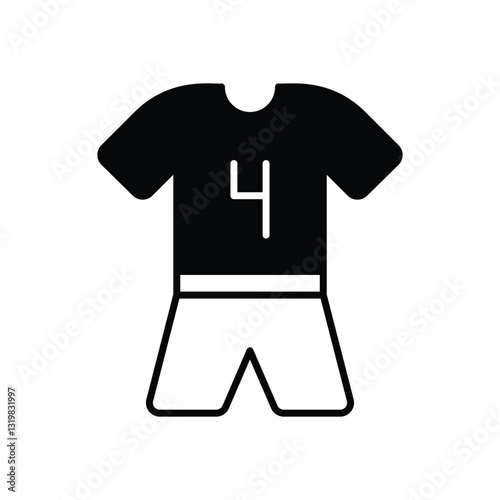 Soccer Jersey Vector icon