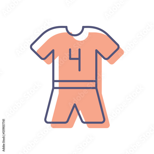 Soccer Jersey Vector icon