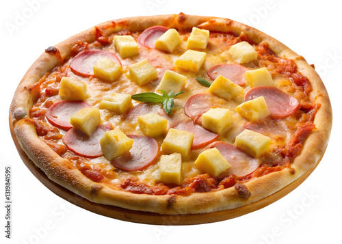 pizza isolated on white background