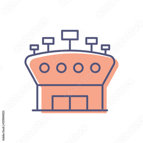 Stadium Vector icon