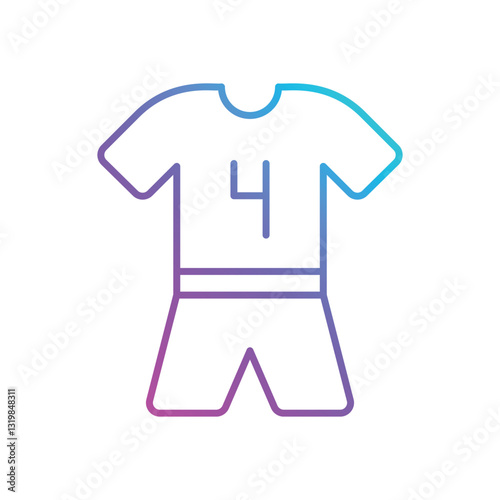 Soccer Jersey Vector icon