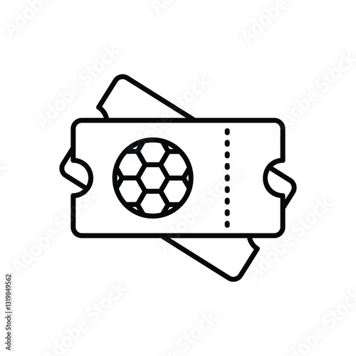 Ticket Vector icon