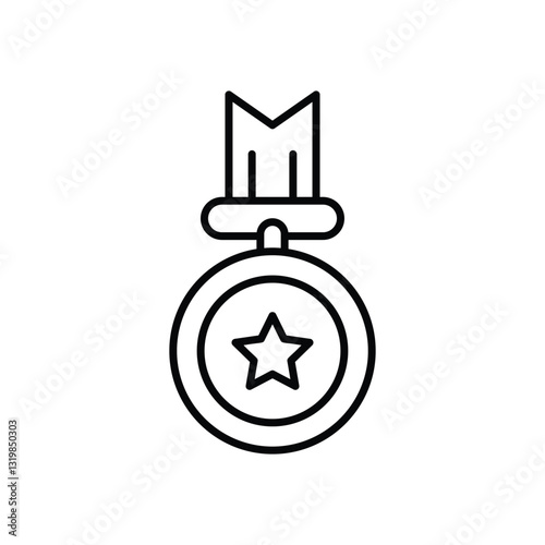 Medal Vector icon