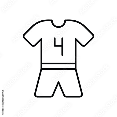 Soccer Jersey Vector icon