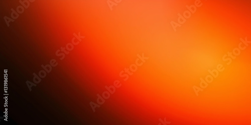  Grainy gradient blending warm orange tones with cool green 