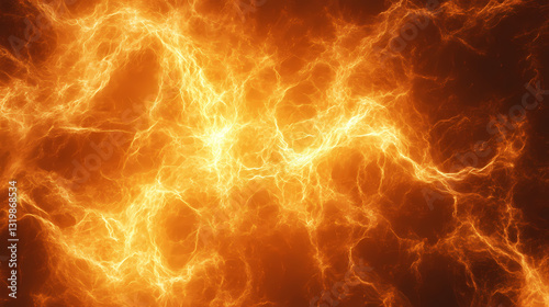 Captivating abstract plasma background with pulsating ethereal lighting. Incandescent Flow. Illustration