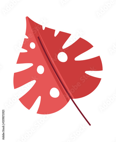 Red leaf Jurassic period element