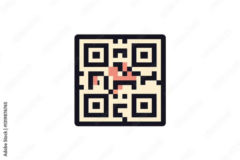 QR Code with Abstract Design Modern Pixelated Artwork for Digital and Creative Projects QR Code with Abstract Design Modern Pixelated Artwork for Digital and Creative Projects