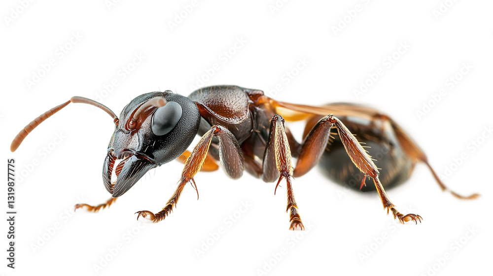 Ant walking isolated on transparent background. Ant walking isolated on transparent background.