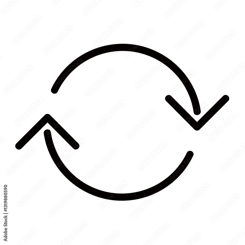 The Continuous Cycle Of Renewal And Regeneration, A Simple Yet Powerful Visual, Conveying Endless Progress With Bold Black Lines On A Clean White Background The Continuous Cycle Of Renewal And Regeneration, A Simple Yet Powerful Visual, Conveying Endless Progress With Bold Black Lines On A Clean White Background