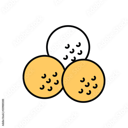 Golf Balls Vector icon