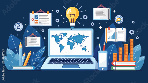 Innovative Man Generating New Ideas to Boost Income and Financial Growth