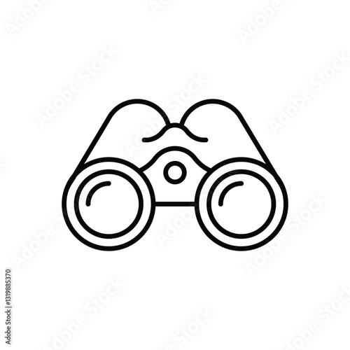 Binoculars Vector icon