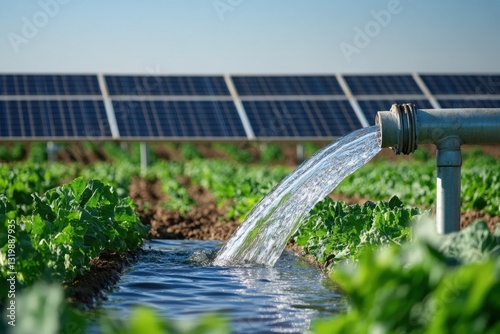 Solar Powered Water Irrigation System for Sustainable Agriculture