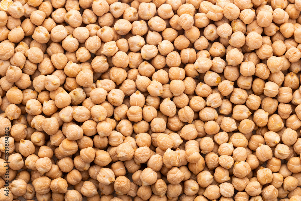 Heap of dried organic raw chickpeas - Cicer arietinum. Heap of dried organic raw chickpeas - Cicer arietinum.