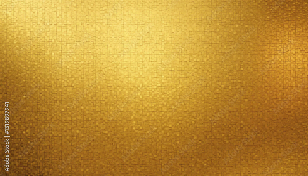 Pixelated 8-bit gold texture with a shiny metallic finish and soft light reflections Pixelated 8-bit gold texture with a shiny metallic finish and soft light reflections