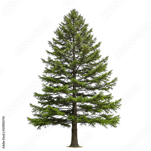 Douglas Fir Tree Isolated on a Transparent Background