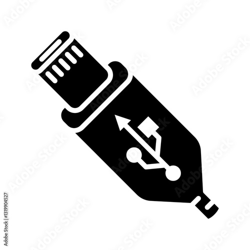 usb icon flat vecktor trendy popular simple