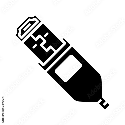 usb icon flat vecktor trendy popular simple