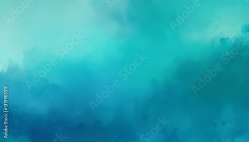 Wallpaper Mural soft watercolor gradient in shades of blue teal and turquoise with abstract artistic texture ideal for background graphic design and digital art projects Torontodigital.ca