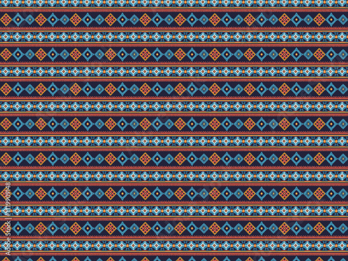 vector design of a Seamless slavic embroidery pattern