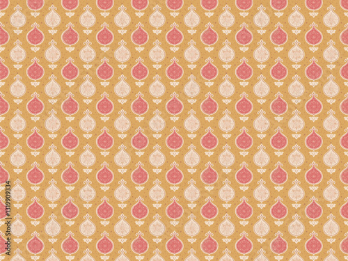 vector design of a Seamless suzani pattern
