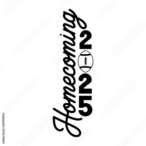 Homecoming 2025 Bold Typography
