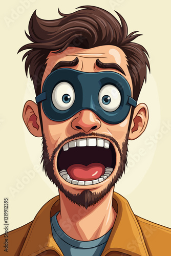 Expressive Masked Individual Conveying Various Emotions Through Facial Features