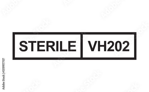 sterilized hydrogen peroxide symbol medical product