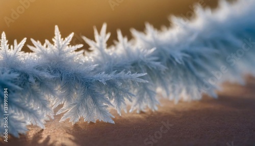 Arctic Frost Feather Macro with Hoarfrost Details and Cryogenic Textures | Niche Winter Biology