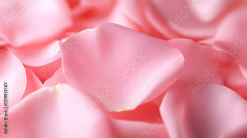 Wallpaper Mural This image showcases delicate pink rose petals, creating a soft and romantic aesthetic. Ideal for themes of love, beauty, and nature, these petals evoke tranquility and elegance. Torontodigital.ca