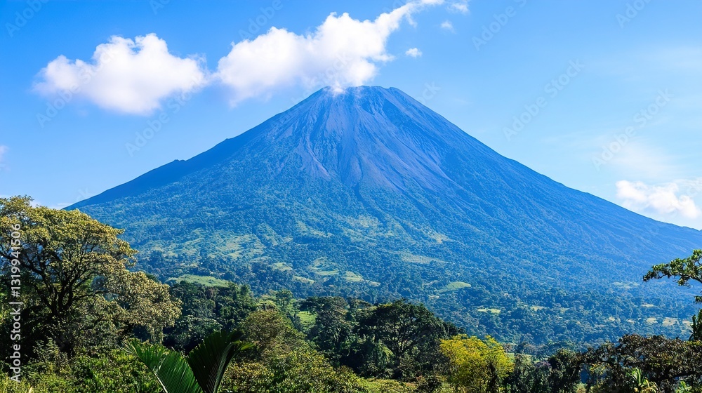 Majestic Volcano Landscape: A Breathtaking View of Nature's Power Majestic Volcano Landscape: A Breathtaking View of Nature's Power