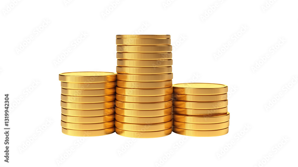 Golden Coin Stacks Wealth Success Finance Business Prosperity Luxury Financial Growth Investment Golden Coin Stacks Wealth Success Finance Business Prosperity Luxury Financial Growth Investment