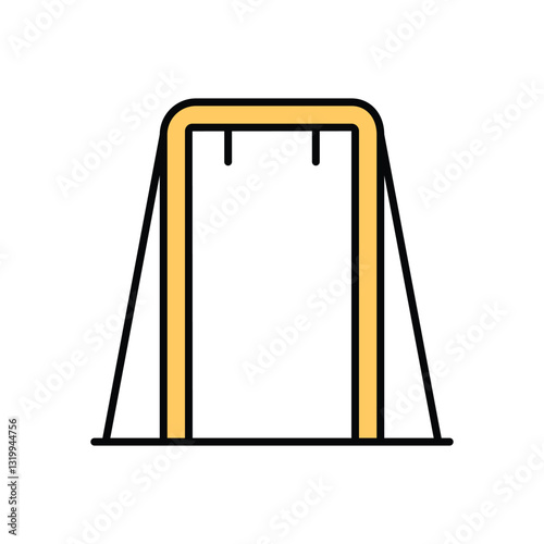 Horizontal Bar Vector icon