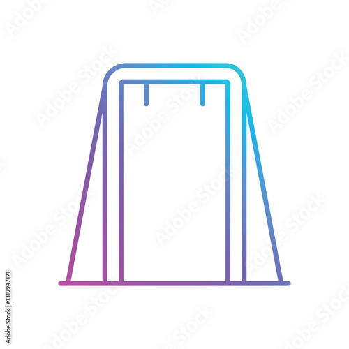 Horizontal Bar Vector icon