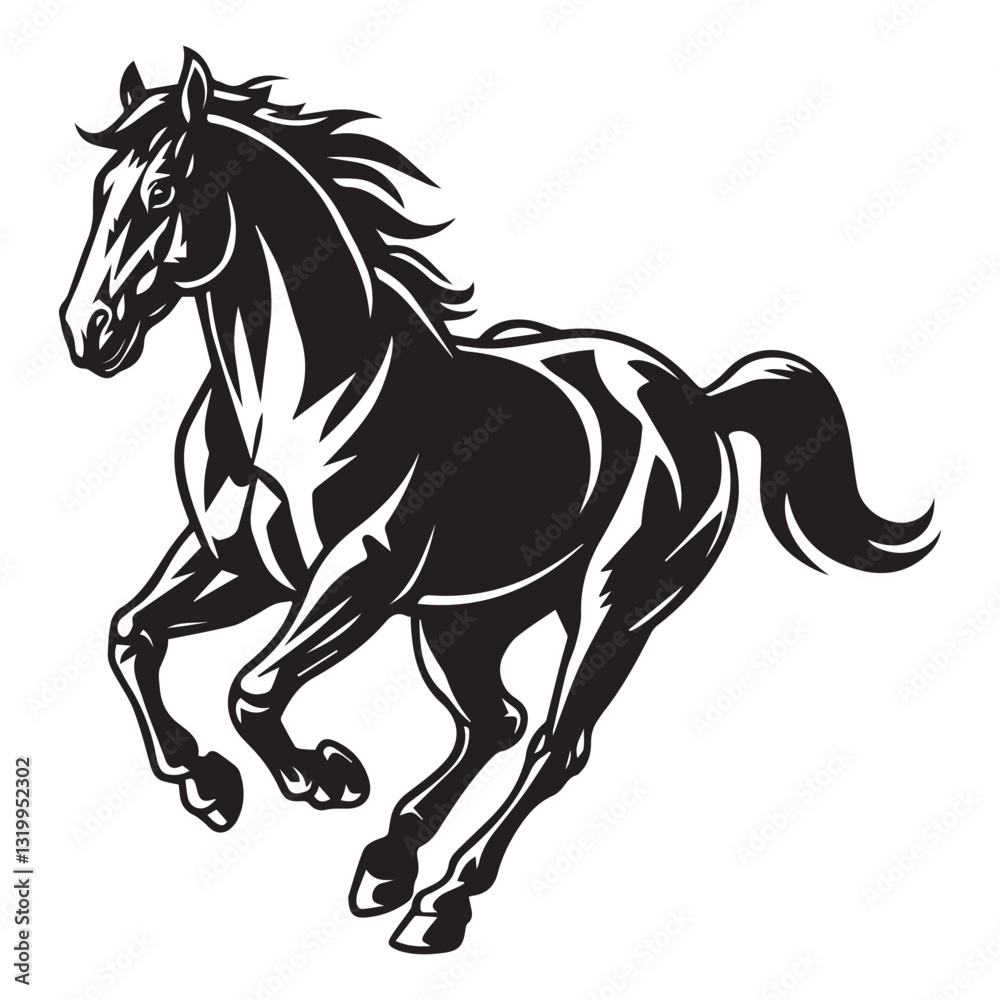 black horse vector illustration black horse vector illustration