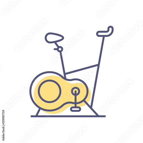 Ergometer Vector icon