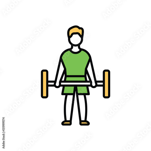 Strength Traning Vector icon