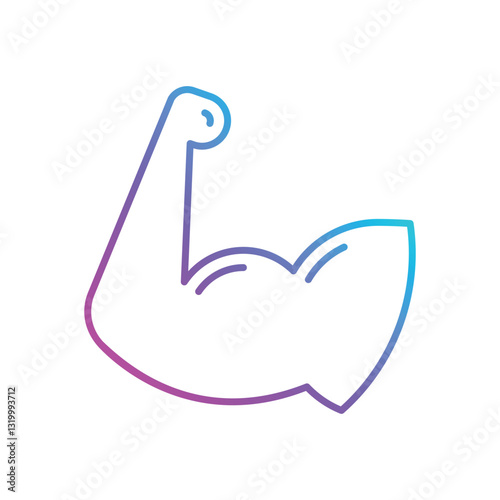 Bicep Vector icon