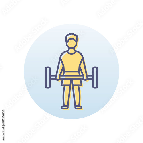 Strength Traning Vector icon