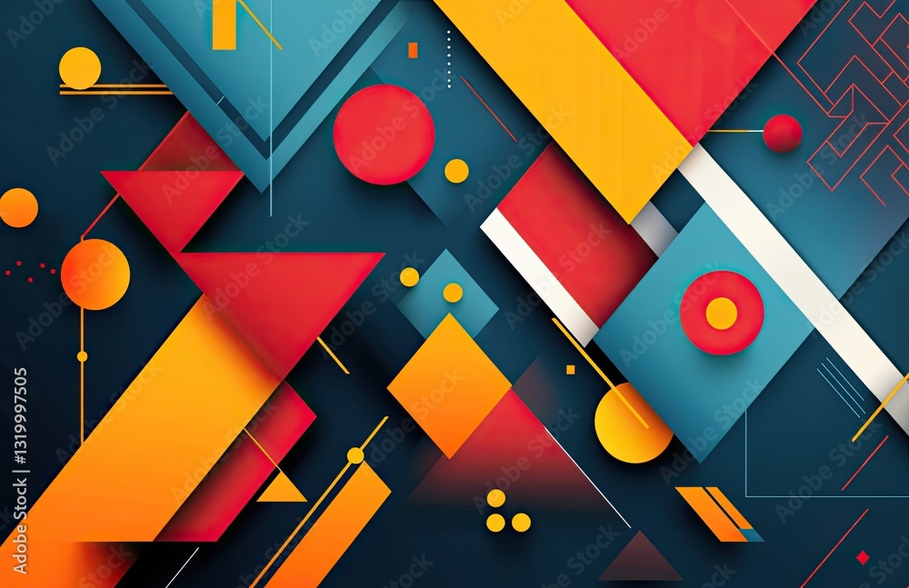 Vivid and Dynamic Abstract Geometric Design Featuring Colorful Triangles Perfect for Modern Art Applications Digital Projects and Contemporary Marketing Campaigns Vivid and Dynamic Abstract Geometric Design Featuring Colorful Triangles Perfect for Modern Art Applications Digital Projects and Contemporary Marketing Campaigns
