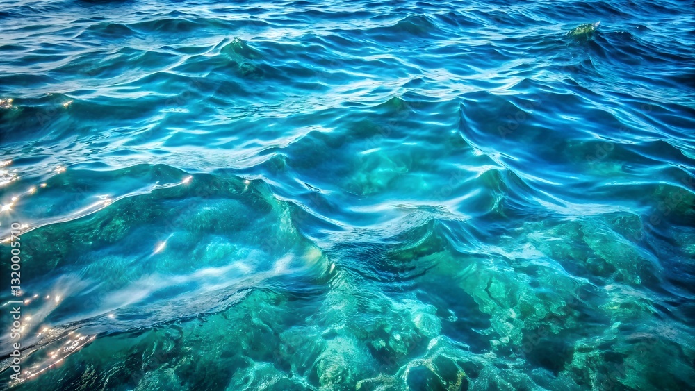 Fototapeta premium blue water background