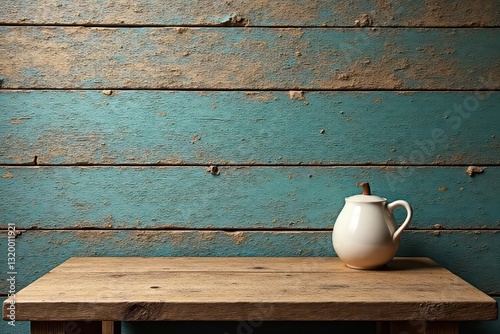 Rough-hewn tabletop, distressed wood, clean background , aged, detail, surface photo