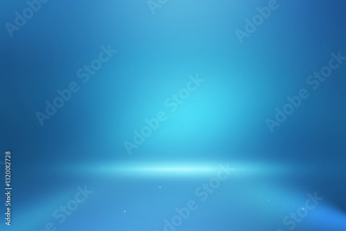 Obraz na płótnie blue gradient abstract background with soft spot light for product display. w salonie