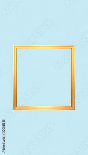 Elegant Empty Frames A Stylish Isolate White Background
