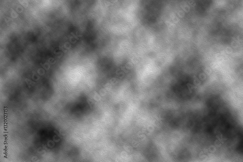 black and white smokey oil paint natural water droplet swirls of photos reactive nerves fill the no color swirly canvas, fog of precipitation and infused vapor of water and gray mist hangs