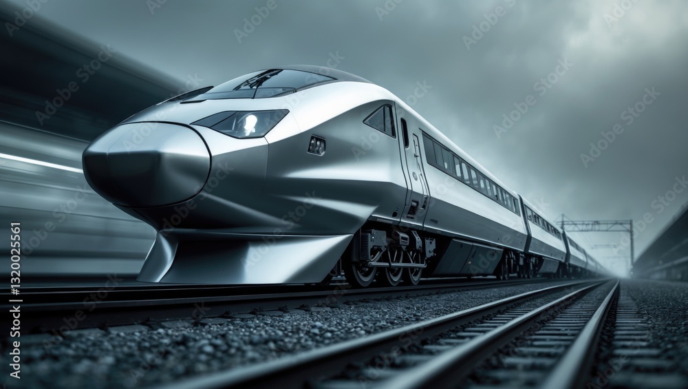 High-Speed Train Tracks in Focus